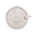 AÇUCAREIRO DE PORCELANA COM TAMPA E COLHER ALTO RELEVO BRANCO 10,5CM X 9,5CM - WOLFF - Imagem 5