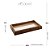 BANDEJA DE MADEIRA BAMBU COM SISAL NATURAL 30CM X 17CM X 4CM - WOODART - Imagem 2