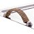 BANDEJA DE AÇO INOX COM ALÇA EM SISAL NATURE 43CM X 34CM - WOLFF - Imagem 5