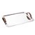 BANDEJA DE AÇO INOX COM ALÇA EM SISAL NATURE 40,5CM X 29,5CM X 6CM - WOLFF - Imagem 1