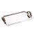 BANDEJA DE AÇO INOX COM ALÇA EM SISAL NATURE 37CM X 23CM - WOLFF - Imagem 1