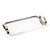 BANDEJA DE AÇO INOX COM ALÇA DOURADA MANHATTAN 37CM X 23CM - WOLFF - Imagem 1