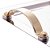 BANDEJA DE AÇO INOX COM ALÇA DOURADA MANHATTAN 33CM X 27CM - WOLFF - Imagem 4