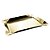 BANDEJA DE AÇO INOX CHAMPANHE BONBON 43CM X 32,5CM X 3,5CM - WOLFF - Imagem 1