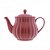 BULE DE CHÁ DE PORCELANA PÉTALA VERMELHO MATT 950ML - WOLFF - Imagem 4
