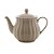 BULE DE CHÁ DE PORCELANA PÉTALA AREIA MATT 950ML - WOLFF - Imagem 3