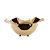 BOWL DECORATIVO BONBON GOLD 19CM X 9CM - WOLFF - Imagem 1