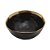 BOWL DE PORCELANA DUBAI PRETO E DOURADO 15CM X 6CM - WOLFF - Imagem 1