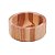 BOWL DE MADEIRA TECA 10CM X 4CM - WOLFF CRAFT - Imagem 1