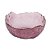 BOWL DE CRISTAL MARTELADO COM BORDA DOURADA TAJ ROSA 19CM X 10CM - WOLFF - Imagem 1