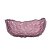BOWL DE CRISTAL MARTELADO COM BORDA DOURADA TAJ ROSA 19CM X 10CM - WOLFF - Imagem 3