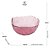BOWL DE CRISTAL MARTELADO COM BORDA DOURADA TAJ ROSA 16,5CM X 8CM - WOLFF - Imagem 2