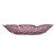 BOWL DE CRISTAL MARTELADO COM BORDA DOURADA TAJ FLOR ROSA 18,5CM X 3,5CM - WOLFF - Imagem 4