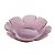 BOWL DE CRISTAL MARTELADO COM BORDA DOURADA TAJ FLOR ROSA 18,5CM X 3,5CM - WOLFF - Imagem 1