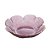 BOWL DE CRISTAL MARTELADO COM BORDA DOURADA TAJ FLOR ROSA 14,5CM X 3,5CM - WOLFF - Imagem 1