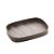 BANDEJA RETANGULAR ESCOVADA COM FUNDO EM MADEIRA COSMOS MATT BLACK 33CM X 22CM - WOLFF - Imagem 5
