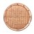 BANDEJA REDONDA DE RATTAN COM ALÇA NATURE 30CM X 30CM X 10CM - WOLFF - Imagem 5