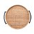BANDEJA REDONDA DE FIBRA NATURAL COM ALÇA BALI 37CM X 35CM X 7,5CM - WOLFF - Imagem 5