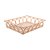 BANDEJA DECORATIVA DE RATTAN NATURE 30CM X 24CM X 7CM - WOLFF - Imagem 1