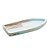 BANDEJA DE MADEIRA TECA BARCO NORONHA AZUL 30CM X 15CM X 2CM - WOLFF CRAFT - Imagem 2