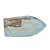 BANDEJA DE MADEIRA TECA BARCO NORONHA AZUL 30CM X 15CM X 2CM - WOLFF CRAFT - Imagem 4