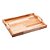 BANDEJA DE MADEIRA TECA 45CM 33CM X 6CM - WOLFF CRAFT - Imagem 1