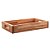 BANDEJA DE MADEIRA TECA 40CM X 24CM X 7CM - WOLFF CRAFT - Imagem 2