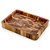 BANDEJA DE MADEIRA TECA 33CM X 24CM X 4,5CM - WOLFF CRAFT - Imagem 1