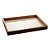 BANDEJA DE MADEIRA COQUINHO COM SISAL NATURAL 45CM X 30CM X 4CM - WOODART - Imagem 1