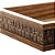 BANDEJA DE MADEIRA COQUINHO COM SISAL NATURAL 45CM X 30CM X 4CM - WOODART - Imagem 4