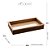 BANDEJA DE MADEIRA COQUINHO COM SISAL NATURAL 30CM X 17CM X 4CM - WOODART - Imagem 2