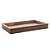 BANDEJA DE MADEIRA COM SISAL TRANÇADO NATURAL 45CM X 30CM X 4CM - WOODART - Imagem 2