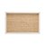 BANDEJA DE MADEIRA COM SISAL TRANÇADO BRANCA 30CM X 17CM X 4CM - WOODART - Imagem 4