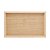 BANDEJA DE MADEIRA COM SISAL TRANÇADO BEGE 37,5CM X 23,5CM X 4CM - WOODART - Imagem 4
