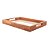 BANDEJA DE MADEIRA COM SISAL TECA 45CM X 30CM X 5CM - WOLFF CRAFT - Imagem 2