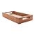 BANDEJA DE MADEIRA COM SISAL TECA 30CM X 17CM X 5CM - WOLFF CRAFT - Imagem 2