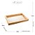 BANDEJA DE MADEIRA COM SISAL NATURAL PINUS 45CM X 30CM X 4,5CM - WOODART - Imagem 2