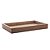 BANDEJA DE MADEIRA COM SISAL E BAMBU NATURAL 45CM X 30CM X 4CM - WOODART - Imagem 2
