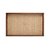 BANDEJA DE MADEIRA COM SISAL E BAMBU NATURAL 30CM X 17CM X 4CM - WOODART - Imagem 4