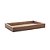 BANDEJA DE MADEIRA COM SISAL E BAMBU NATURAL 30CM X 17CM X 4CM - WOODART - Imagem 2