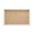 BANDEJA DE MADEIRA COM SISAL E BAMBU BRANCA 30CM X 17CM X 4CM - WOODART - Imagem 4