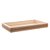 BANDEJA DE MADEIRA COM SISAL E BAMBU BEGE 45CM X 30CM X 4CM - WOODART - Imagem 2