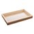 BANDEJA DE MADEIRA COM SISAL E BAMBU BEGE 45CM X 30CM X 4CM - WOODART - Imagem 1