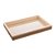 BANDEJA DE MADEIRA COM SISAL E BAMBU BEGE 37,5CM X 23,5CM X 4CM - WOODART - Imagem 1
