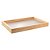 BANDEJA DE MADEIRA COM FUNDO LAQUEADO PINUS OFF-WHITE 46CM X 31CM X 4,5CM - WOODART - Imagem 2