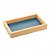 BANDEJA DE MADEIRA COM FUNDO LAQUEADO PINUS AZUL 30 CM X 17 CM X 4,5CM - WOODART - Imagem 1