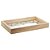 BANDEJA DE MADEIRA COM FUNDO DE VIDRO MAHAL PINUS 47CM X 32CM X 4,5CM - WOODART - Imagem 2