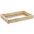 BANDEJA DE MADEIRA COM FUNDO DE VIDRO GARDEN PINUS 47CM X 32CM X 4,5CM - WOODART - Imagem 3