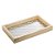 BANDEJA DE MADEIRA COM FUNDO DE VIDRO GARDEN PINUS 47CM X 32CM X 4,5CM - WOODART - Imagem 1