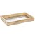 BANDEJA DE MADEIRA COM FUNDO DE VIDRO BAUHAUS PINUS 47CM X 32CM X 4,5CM - WOODART - Imagem 2